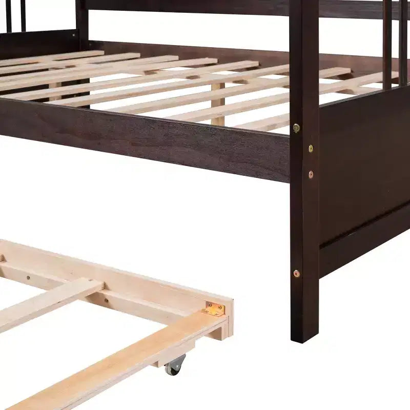 Divano letto a due piazze/matrimoniale, struttura in legno con letto estraibile a una piazza/due cassetti -ModernLuxe