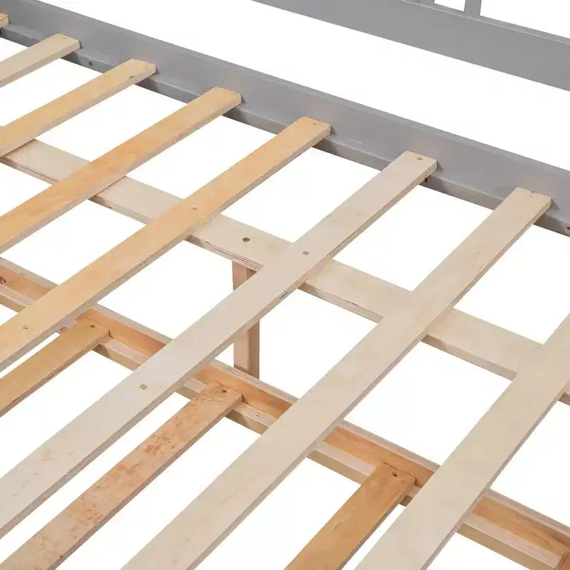 Divano letto a due piazze/matrimoniale, struttura in legno con letto estraibile a una piazza/due cassetti -ModernLuxe