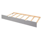 Divano letto a due piazze/matrimoniale, struttura in legno con letto estraibile a una piazza/due cassetti -ModernLuxe