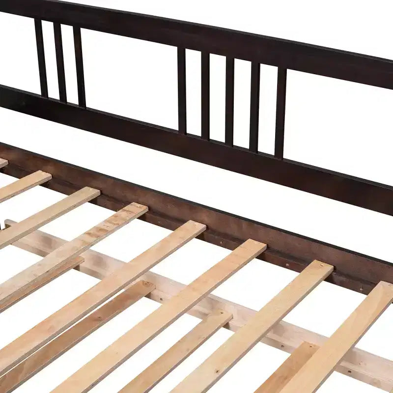 Divano letto a due piazze/matrimoniale, struttura in legno con letto estraibile a una piazza/due cassetti -ModernLuxe