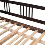Divano letto a due piazze/matrimoniale, struttura in legno con letto estraibile a una piazza/due cassetti -ModernLuxe