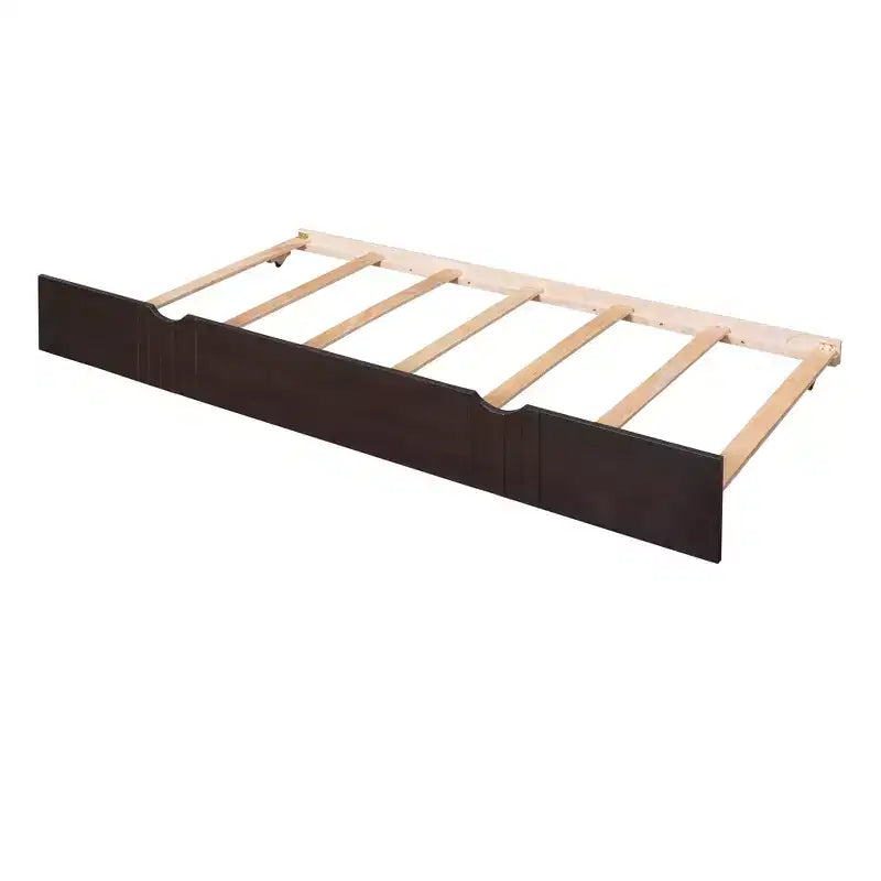 Divano letto a due piazze/matrimoniale, struttura in legno con letto estraibile a una piazza/due cassetti -ModernLuxe