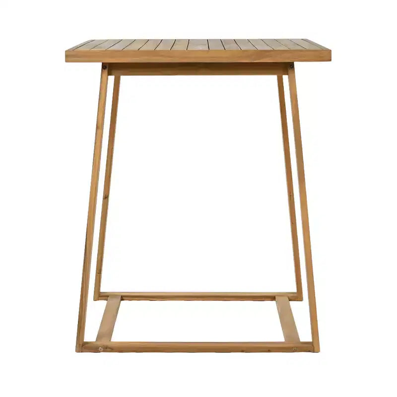 Christopher Knight Home Gaye Set Bar 5 Pezzi da Esterno in Rattan e Legno di Acacia
