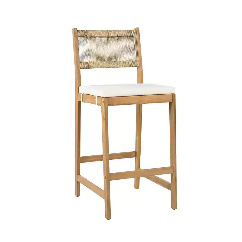Christopher Knight Home Gaye Set Bar 5 Pezzi da Esterno in Rattan e Legno di Acacia