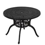 FDW Outdoor Table with Intricate Design Weather-Resistant Finish Patio Furniture
