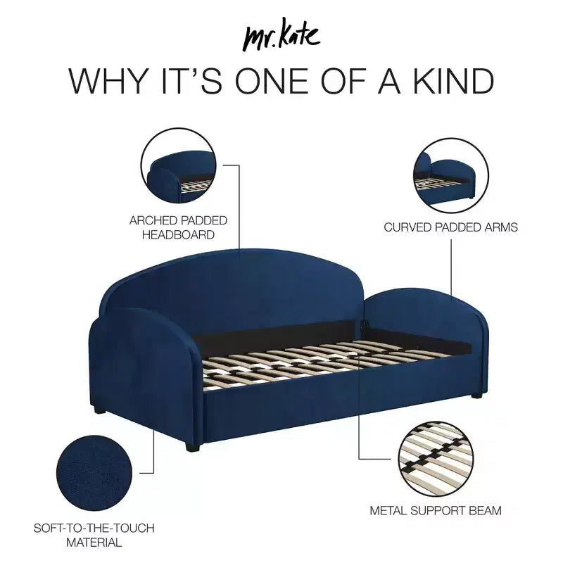 Divano letto imbottito Mr. Kate Moon
