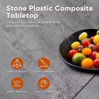 Tavolo espandibile da pranzo Heynemo Patio, 59-75 tavolo da pranzo da esterno in alluminio con piedini regolabili per 4-8 persone, per giardino, portico, terrazza