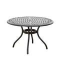 Christopher Knight Home Phoenix Outdoor Cast Aluminum Round Table with Umbrella Hole