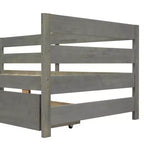 Divano Letto a L, Misura Singola, con 3 Cassetti Portaoggetti, Struttura in Legno - ModernLuxe