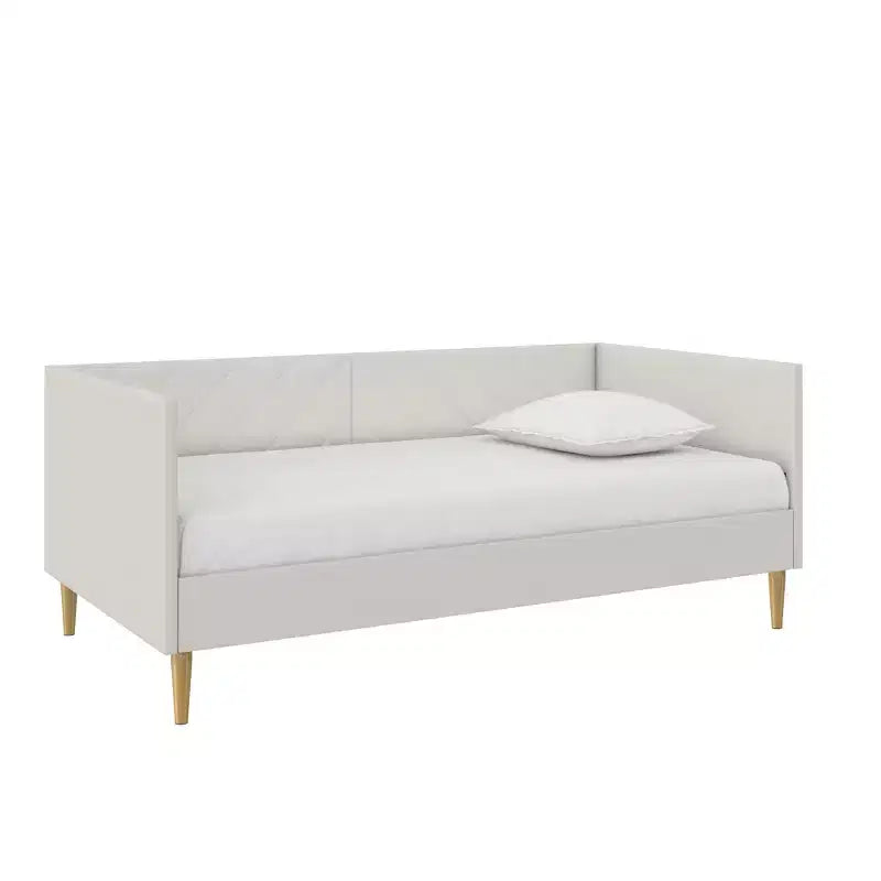 DHP Letto Imbottito Alicent Grigio Chiaro