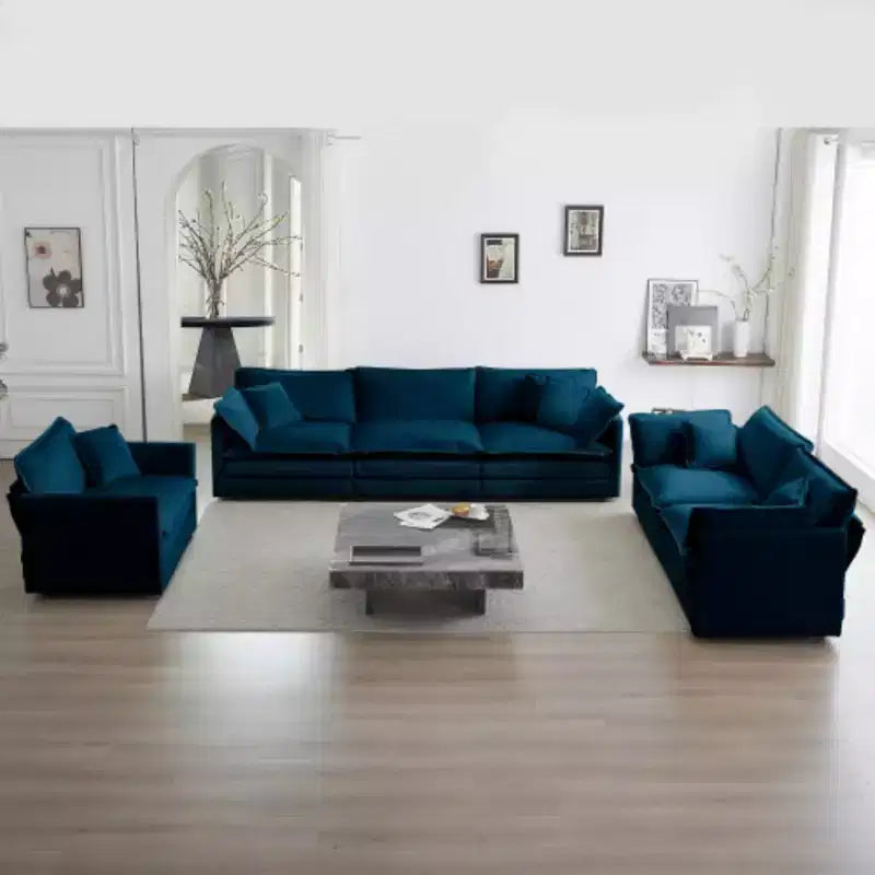 Divano componibile contemporaneo a 3 posti - Sedute profonde e ampie, Stile moderno