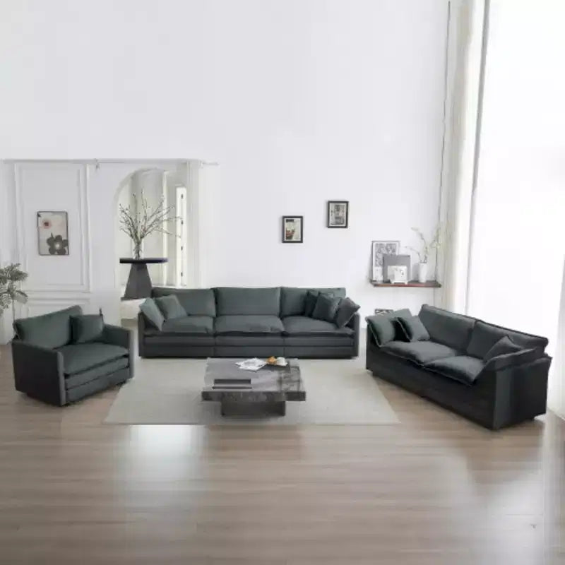 Divano componibile contemporaneo a 3 posti - Sedute profonde e ampie, Stile moderno