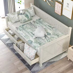Letto da giorno in legno Whisen, stile casual moderno e rustico, una piazza e mezza