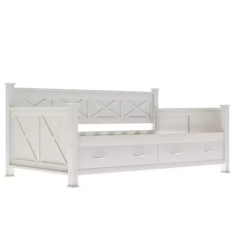 Letto da giorno in legno Whisen, stile casual moderno e rustico, una piazza e mezza