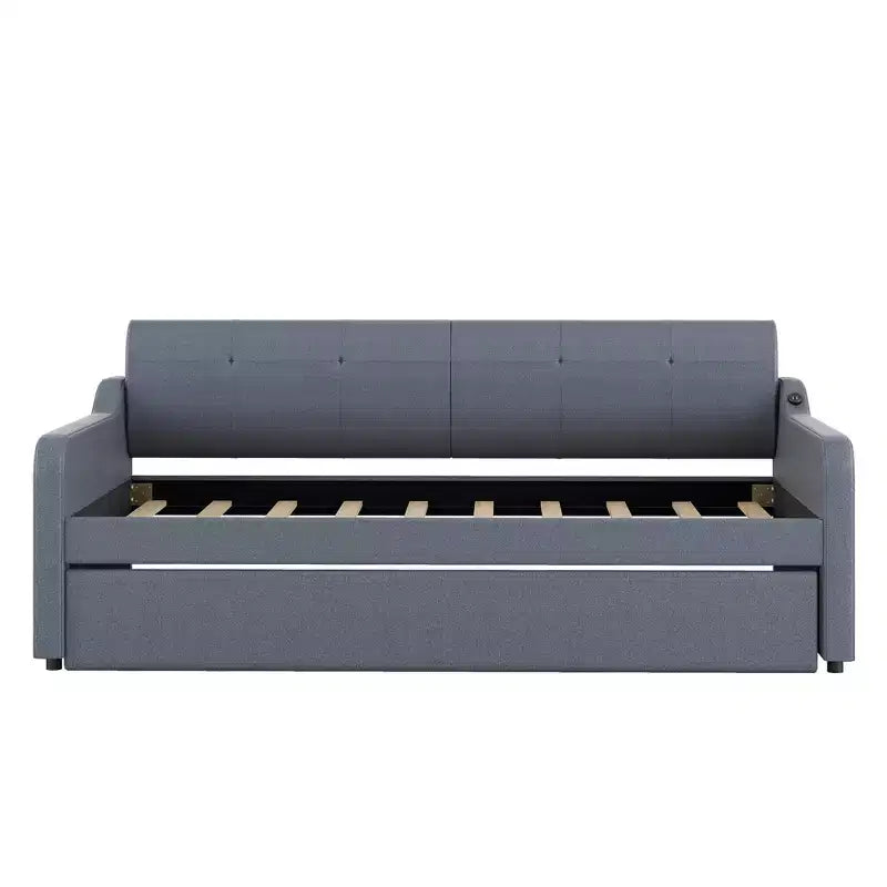 Divano letto Whisen Tappezzeria con Letto Estraibile Sollevabile e Design con Ricarica USB
