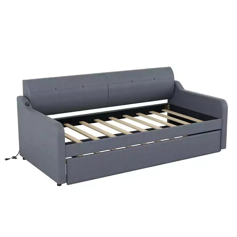 Divano letto Whisen Tappezzeria con Letto Estraibile Sollevabile e Design con Ricarica USB
