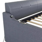 Divano letto Whisen Tappezzeria con Letto Estraibile Sollevabile e Design con Ricarica USB