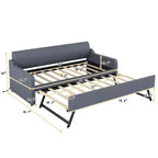 Divano letto Whisen Tappezzeria con Letto Estraibile Sollevabile e Design con Ricarica USB