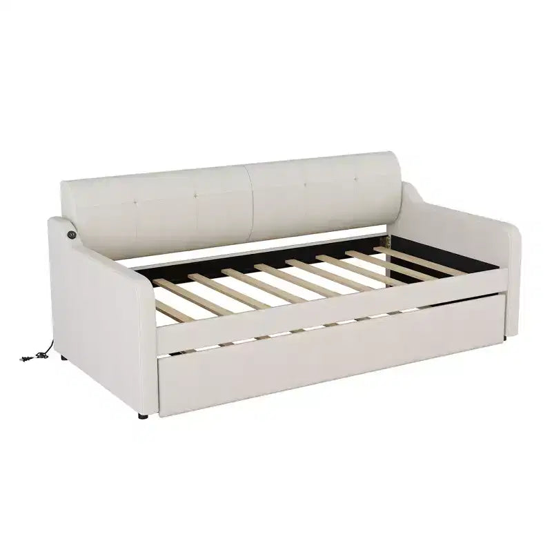 Divano letto Whisen Tappezzeria con Letto Estraibile Sollevabile e Design con Ricarica USB