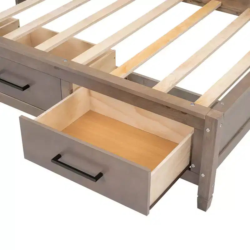 Letto da giorno/divano GDFStudio Byron con mensole e porte USB, dimensioni singole