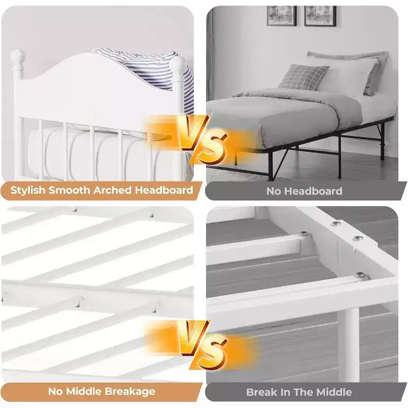 Divano letto a giorno gemello con letto estraibile Elegante telaio in metallo, letto a rotelle sollevabile, perfetto per qualsiasi ambiente
