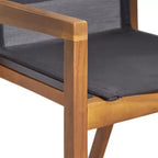 Christopher Knight Home Claude Set da pranzo da esterno 9 pezzi in rete e legno di acacia con tavolo da 79
