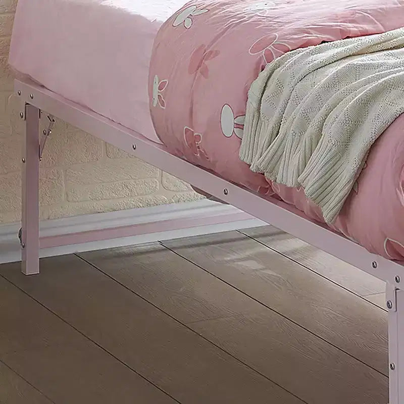 Kings Brand Furniture Letto Estraibile a Scomparsa in Metallo Misura Doppia con Ruote - Soluzione Salvaspazio Robusta ed Elegante