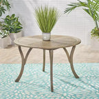Christopher Knight Home Calandra Outdoor 47 Round Acacia Wood Dining Table