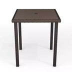 Tavolo da bar alto da esterno/interno Martha Stewart Bedford con piano in legno composito in vimini effetto rattan