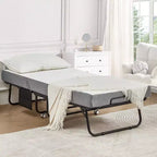 Lettino pieghevole EROMMY Super Singolo 31''L con materasso incluso, divano letto