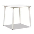 Jennifer Taylor Home Santorini 33.5 Square Outdoor Patio Table in Light Beige Gray