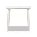 Jennifer Taylor Home Santorini Tavolo Quadrato da Esterno da 33,5 Pollici Grigio Beige Chiaro