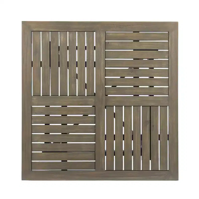 Christopher Knight Home Miro Set da pranzo da esterno a 5 pezzi in legno di acacia a doghe