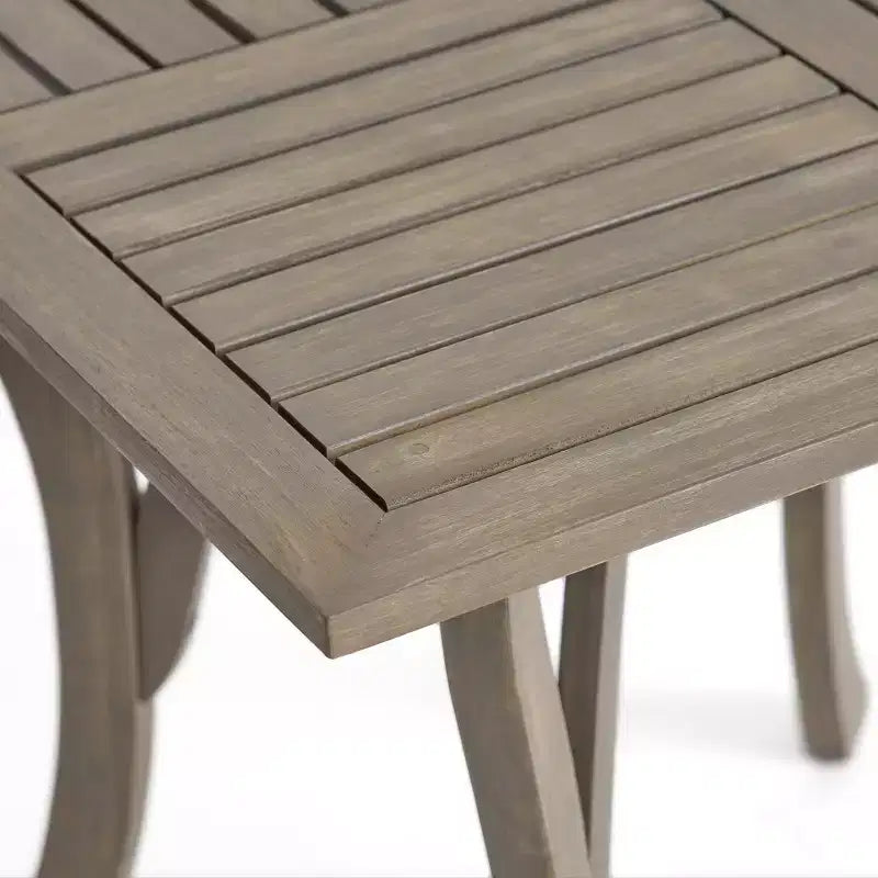 Christopher Knight Home Miro Set da pranzo da esterno a 5 pezzi in legno di acacia a doghe