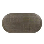 Christopher Knight Home Holloway Set da Pranzo da Esterno 7 Pezzi in Legno di Acacia a Doghe