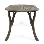 Christopher Knight Home Holloway Set da Pranzo da Esterno 7 Pezzi in Legno di Acacia a Doghe