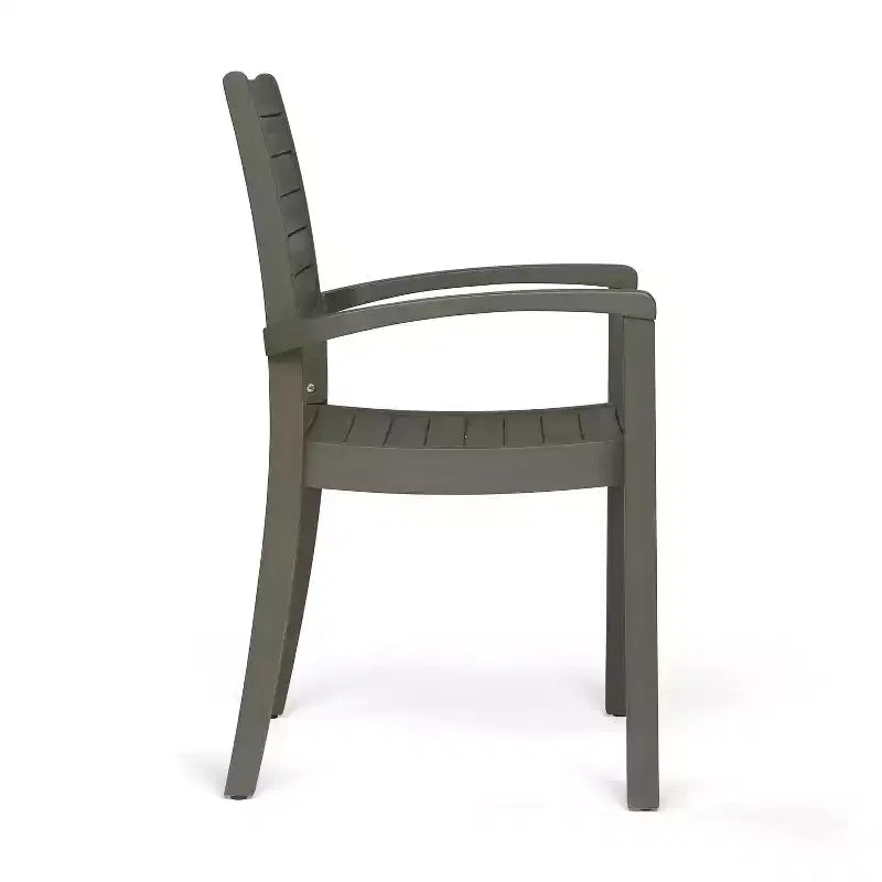 Christopher Knight Home Set da pranzo da 7 pezzi in legno di acacia a doghe per esterni Anchor
