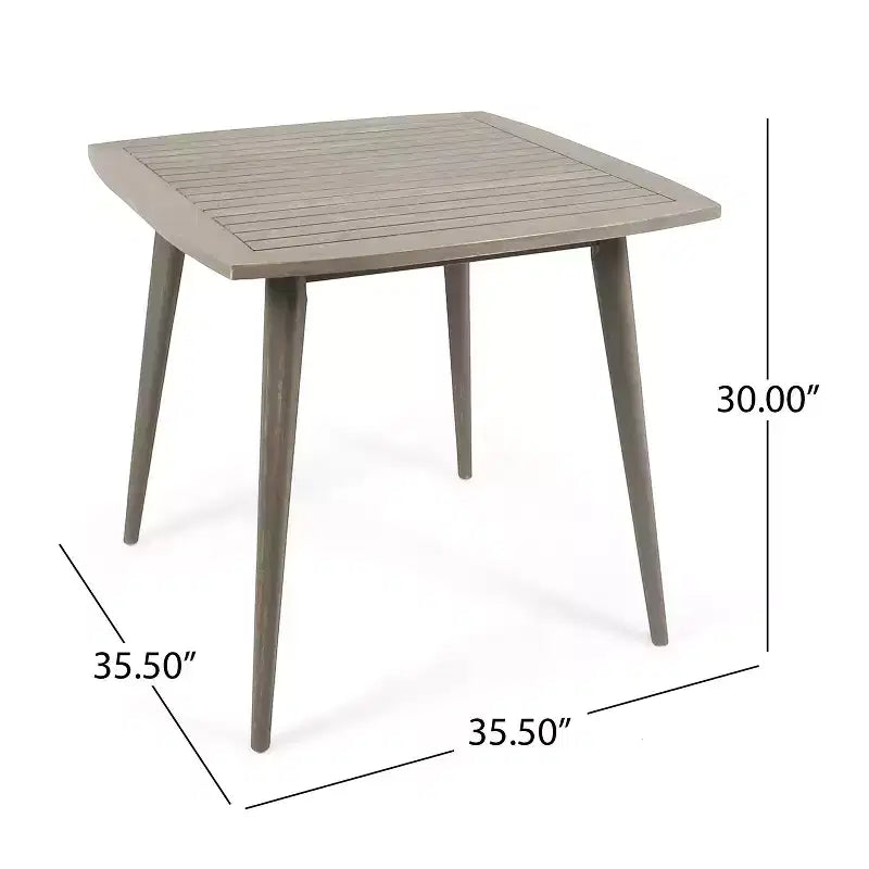 Christopher Knight Home Marias Set da pranzo da 5 pezzi in vimini e legno di acacia per esterni