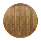 Christopher Knight Home Haley Set da pranzo da 5 pezzi per esterni in legno di acacia e vimini con cuscino