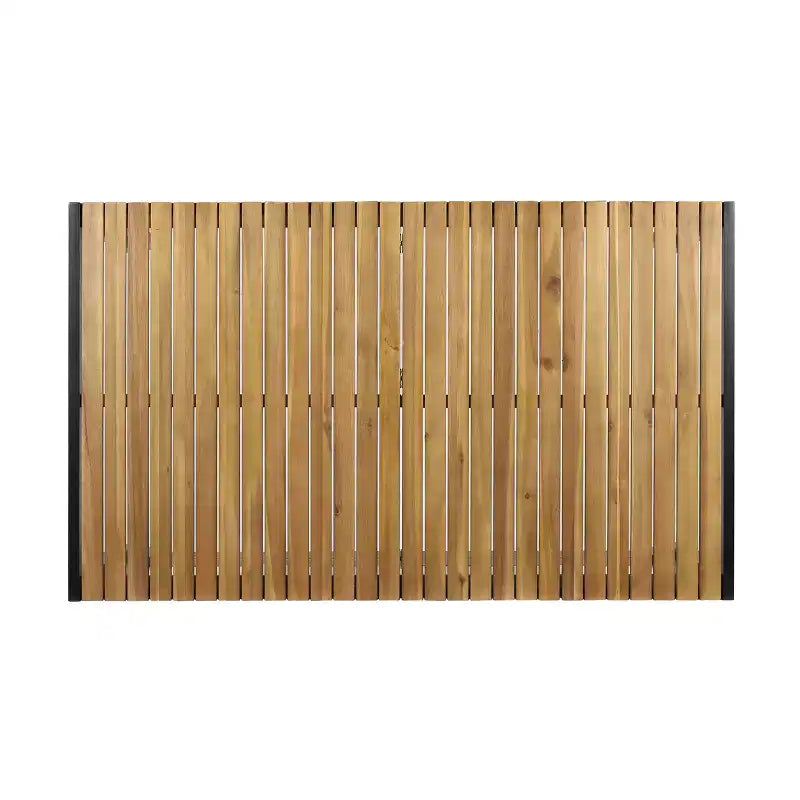 Christopher Knight Home Sere, set da pranzo da 7 pezzi da esterno in legno di acacia e vimini con cuscini, marrone/crema