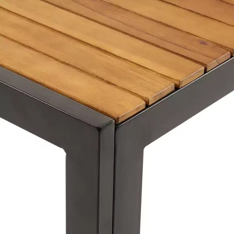 Christopher Knight Home Goodwin Set da pranzo da esterno 7 pezzi in legno di acacia e vimini con cuscini, Teak/Marrone