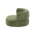 Jennifer Taylor Home Shep Divanetto curvo per cani 36, media, Teddy in pile verde muschio