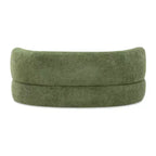 Jennifer Taylor Home Shep Divanetto curvo per cani 36, media, Teddy in pile verde muschio