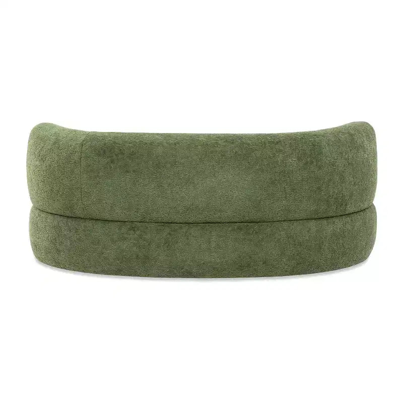 Jennifer Taylor Home Shep Divanetto curvo per cani 36, media, Teddy in pile verde muschio
