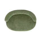 Jennifer Taylor Home Shep Divanetto curvo per cani 36, media, Teddy in pile verde muschio