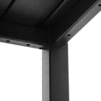WestinTrends Malibu Arredo per Esterni per Bambini, Tavolo da Pranzo Quadrato da 76 cm in HDPE