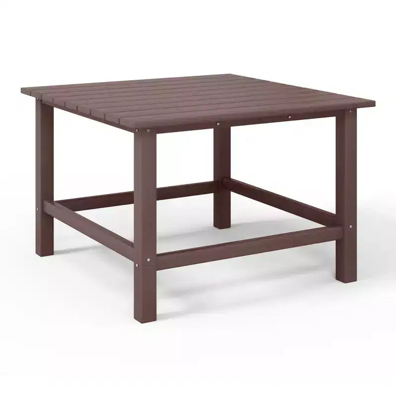 WestinTrends Malibu Arredo per Esterni per Bambini, Tavolo da Pranzo Quadrato da 76 cm in HDPE