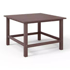 WestinTrends Malibu Arredo per Esterni per Bambini, Tavolo da Pranzo Quadrato da 76 cm in HDPE
