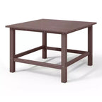 WestinTrends Malibu Arredo per Esterni per Bambini, Tavolo da Pranzo Quadrato da 76 cm in HDPE