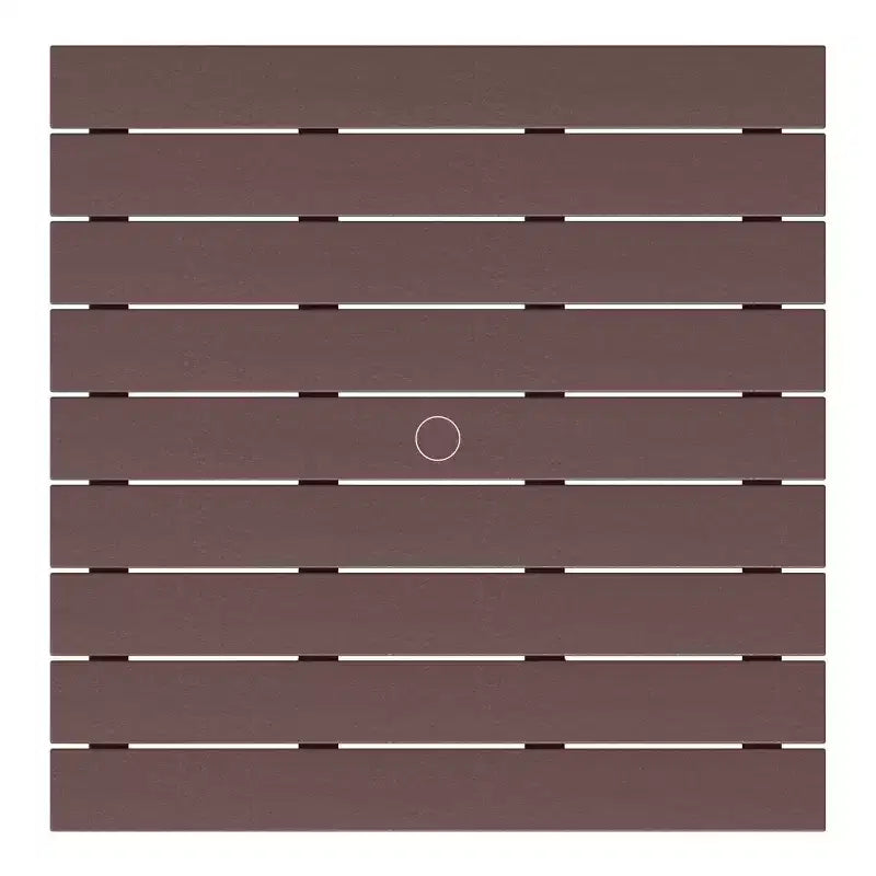 WestinTrends Malibu Arredo per Esterni per Bambini, Tavolo da Pranzo Quadrato da 76 cm in HDPE